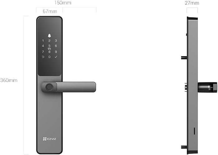 Fechadura Digital Ezviz DL05 - Miniatura 2