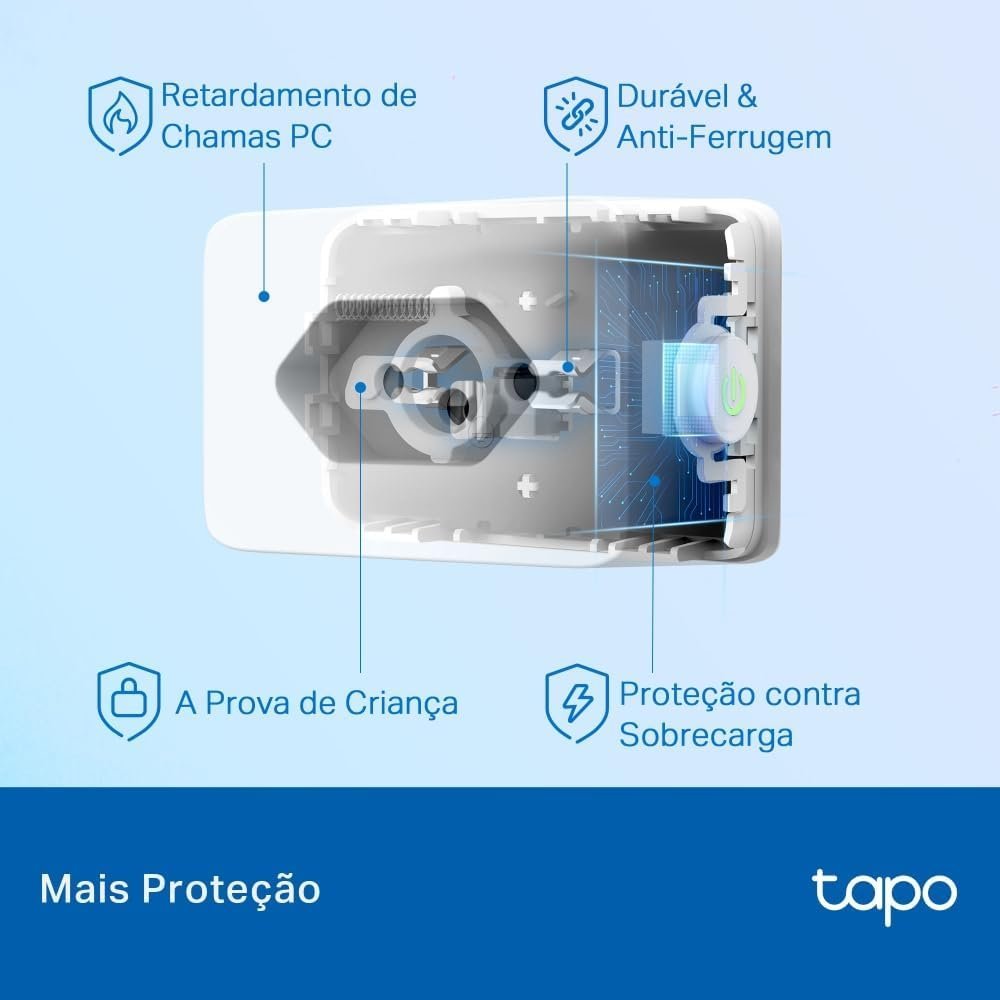 Tomada inteligente Wi-Fi TP-Link Tapo P110, Smart Plug, Bivolt - Miniatura 4