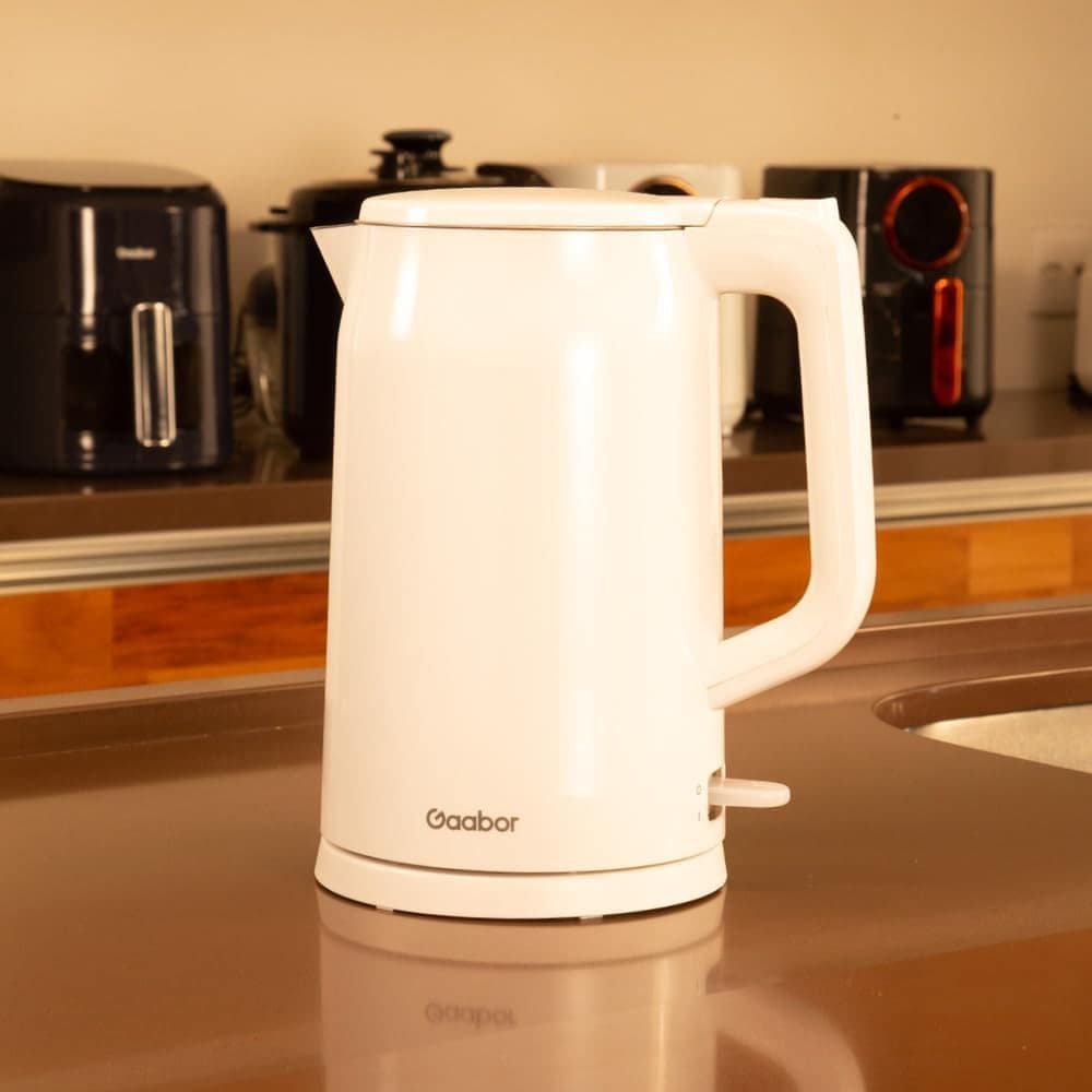 Chaleira Elétrica Branca 1,7L 1450W Aço Inox e Cabo Retrátil - Miniatura 8