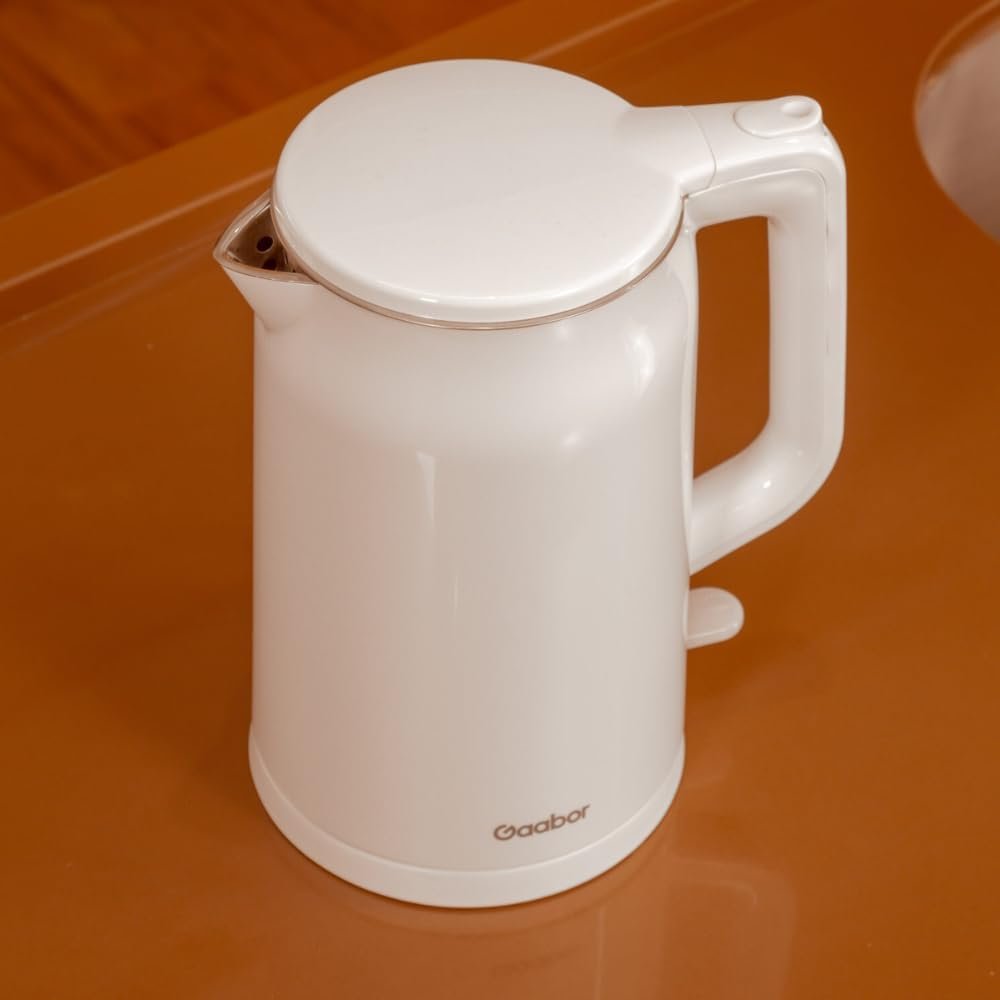 Chaleira Elétrica Branca 1,7L 1450W Aço Inox e Cabo Retrátil - Miniatura 4