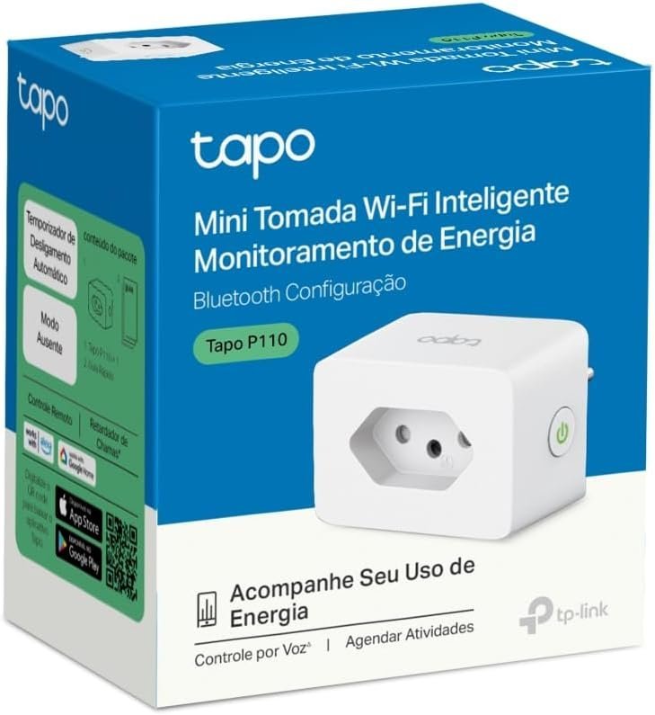 Tomada inteligente Wi-Fi TP-Link Tapo P110, Smart Plug, Bivolt - Miniatura 3
