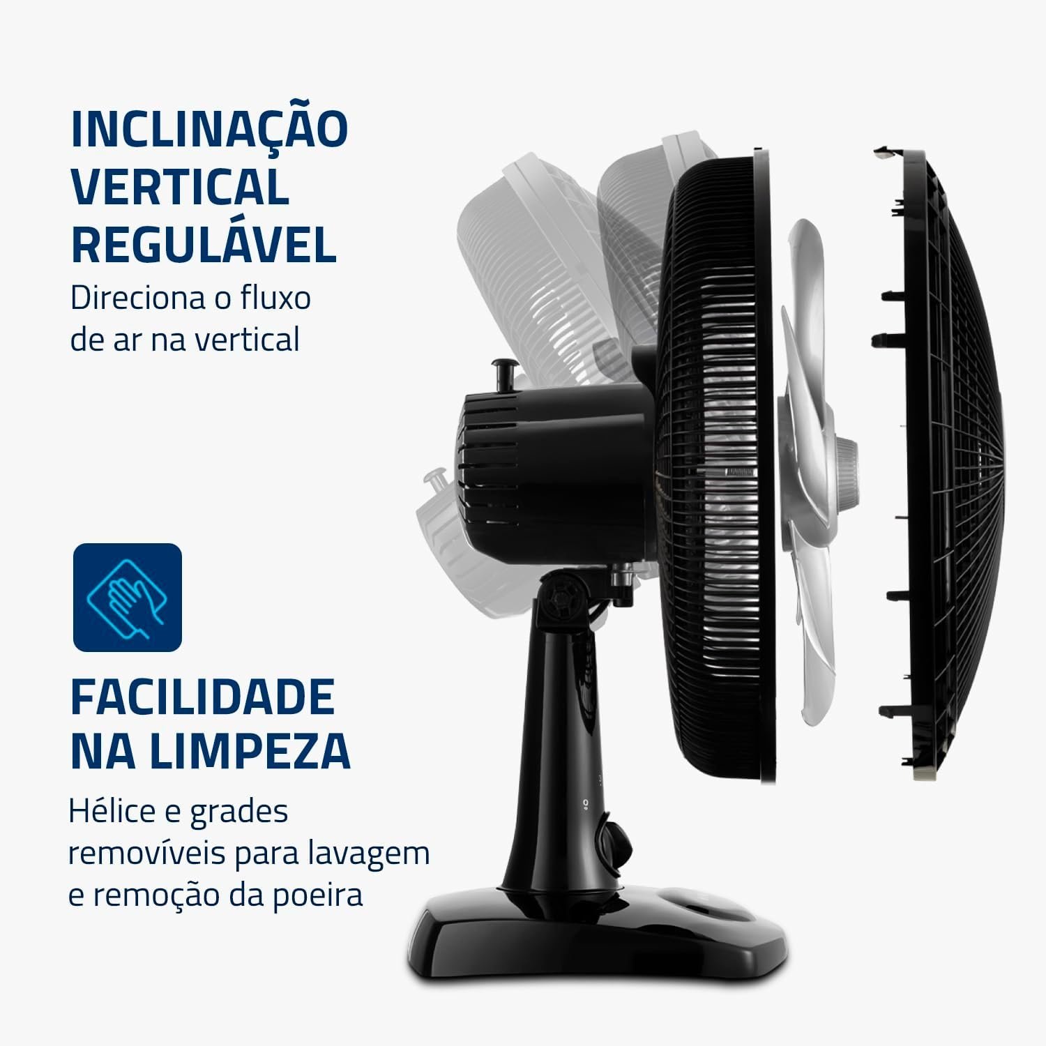 Ventilador de Mesa MONDIAL Super Power 30cm com 6 Pás - Miniatura 5