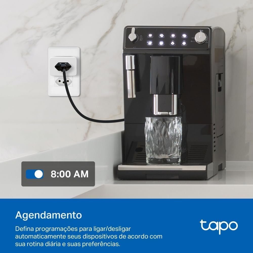 Tomada inteligente Wi-Fi TP-Link Tapo P110, Smart Plug, Bivolt - Miniatura 7