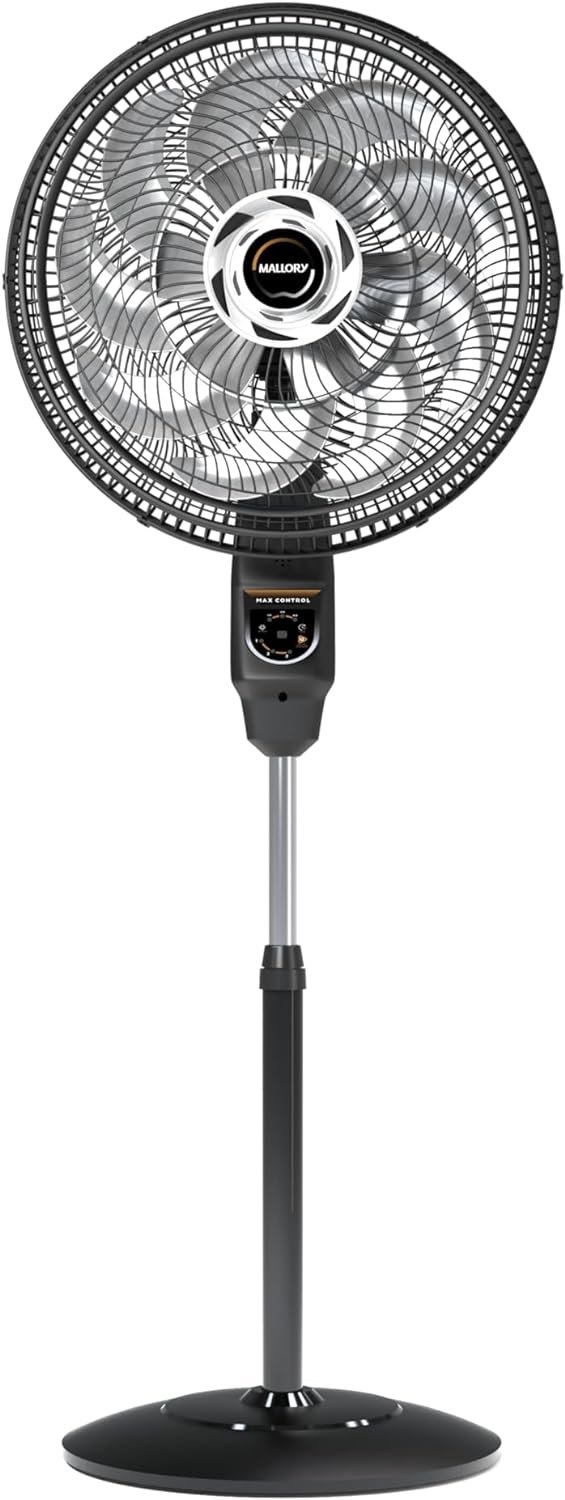 Ventilador de Coluna Mallory Max Control Com Controle Remoto 140W, Silencioso, Com Hélice de15 pás, Grade Especial em Sistema TS, Máxima Vazão e Mínimo Ruído - Miniatura 3