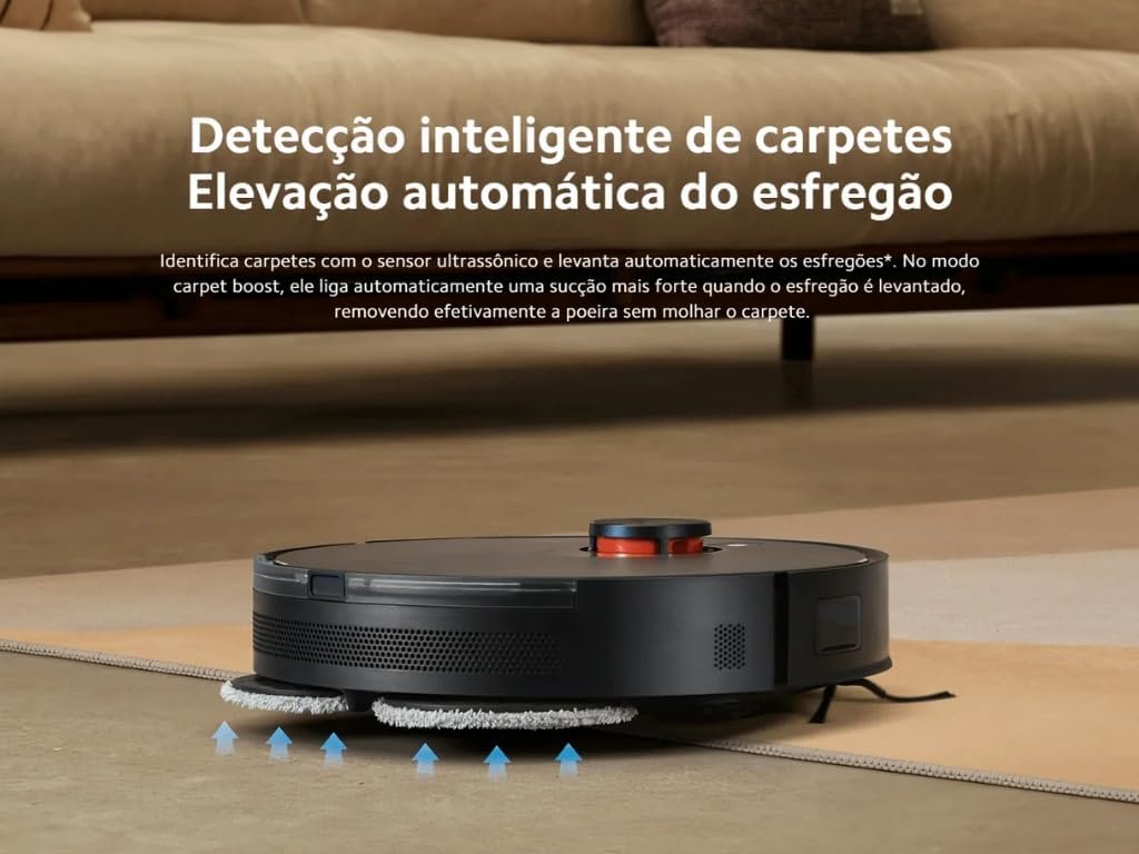 Xiaomi S20+ Plus Robô Aspirador Bivolt Branco 110V/220V - Miniatura 4