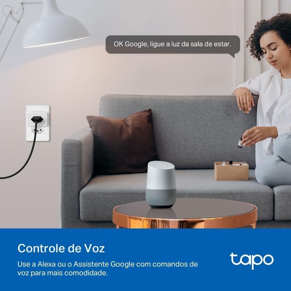 Tomada inteligente Wi-Fi TP-Link Tapo P110, Smart Plug, Bivolt - Miniatura 5