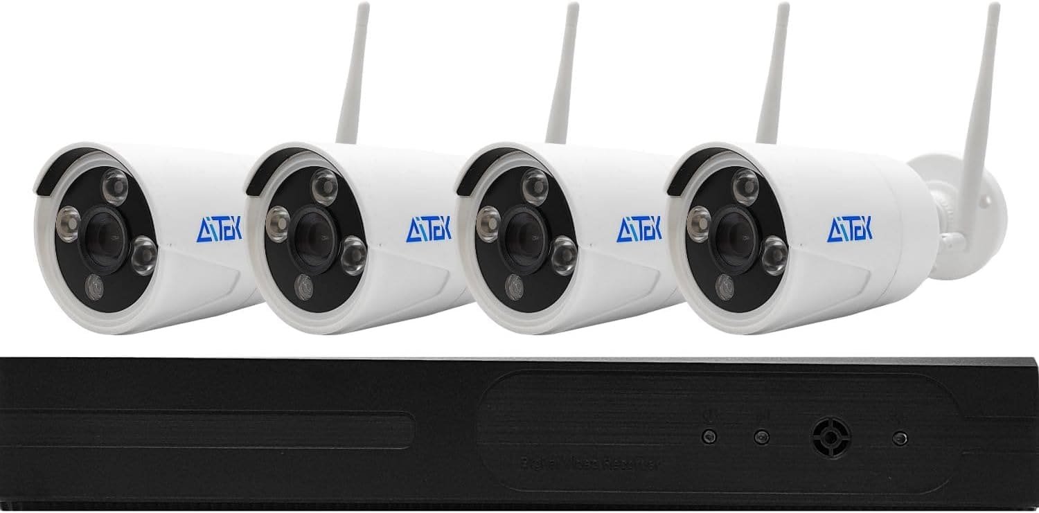 KIT NVR Gravador Digital de Vídeo 720p HDMI/VGA + 4 Câmeras Bullet 720P IP Aitek - Miniatura 10