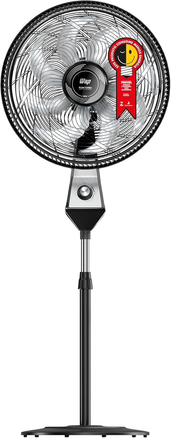 WAP Ventilador de Coluna 50cm FLOW TURBO, com Tecnologia Silenciosa e Econômica, 8 Pás e 3 Velocidades - Miniatura 8