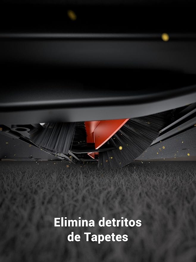 Dreame E10 robô aspirador e passa pano 2 em 1, sucção 4500 Pa, caixa de pó 330 ml, água 245 ml, limpeza de carpetes, autonomia 170 min, antiqueda, app e voz Alexa/Google/Siri, bivolt - Miniatura 4