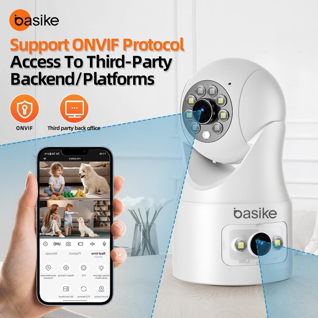 Basike Câmera de Segurança Wi-Fi 360º - Miniatura 7