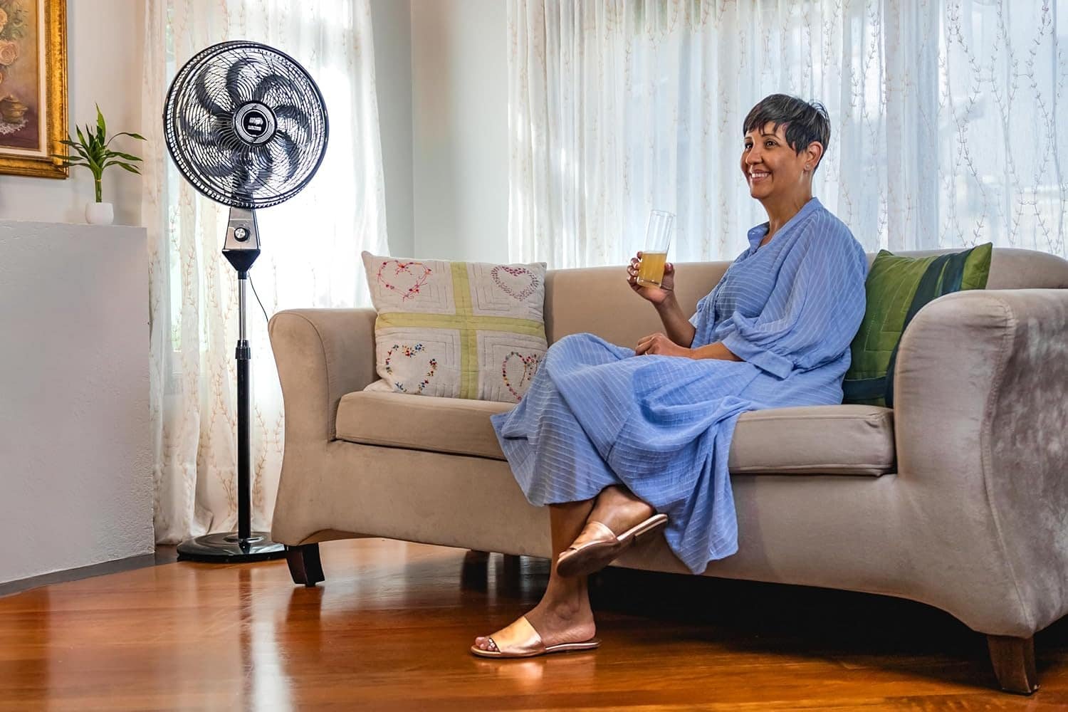 WAP Ventilador de Coluna 50cm FLOW TURBO, com Tecnologia Silenciosa e Econômica, 8 Pás e 3 Velocidades - Miniatura 5