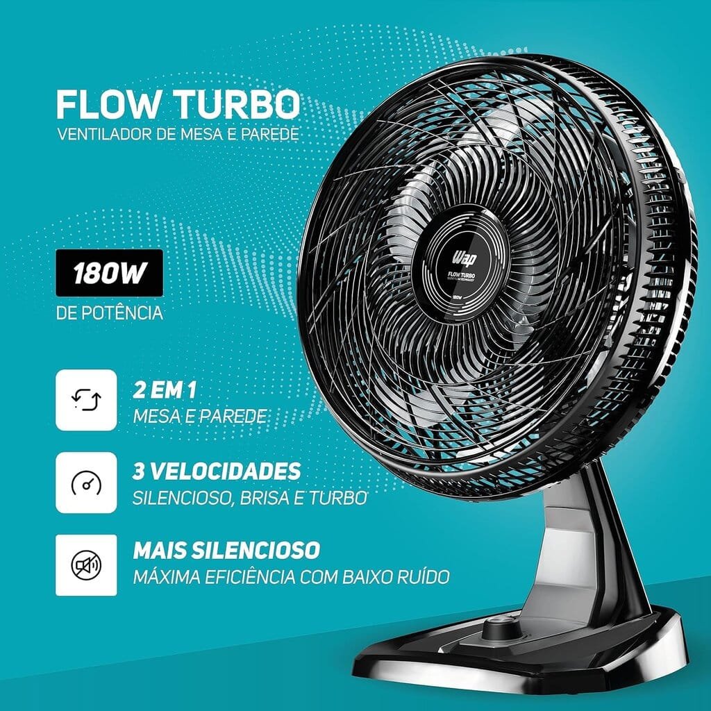 Ventilador WAP FLOW TURBO 50cm - Miniatura 6