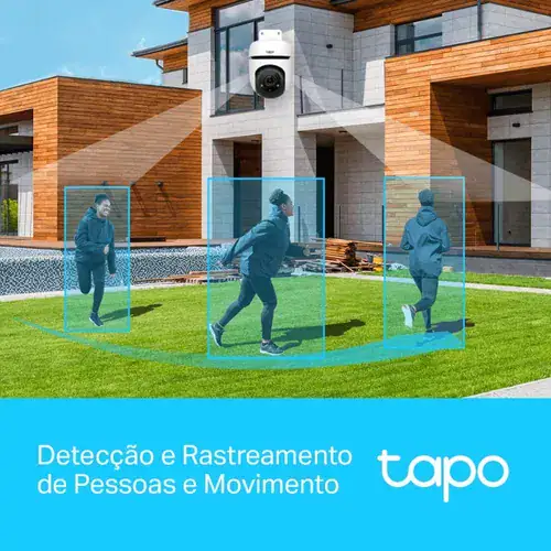 Câmera de Segurança Tapo C500 Externa 360º Com Wi-Fi 1080p Full HD TP-Link 100V/240V - Miniatura 6