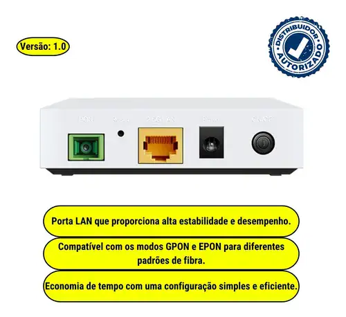 Terminal Tp-link Onu Xpon Xz005-g6 Epon + Gpon 1× 2,5 Gbe Cor Branco - Miniatura 3