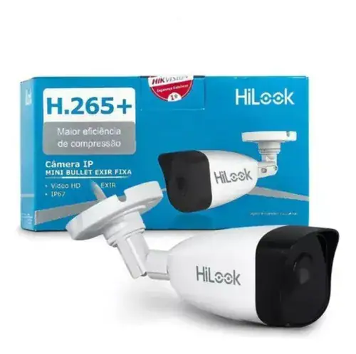Câmera de Segurança IP Bullet Hilook IPC-B121H-L 2MP 1080p Visão Noturna 30m IP67 Poe Hikvision - Miniatura 6