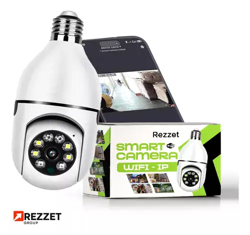 Câmera de Segurança Fergusom Lâmpada IP Wi-Fi com Visão Noturna - Miniatura 6