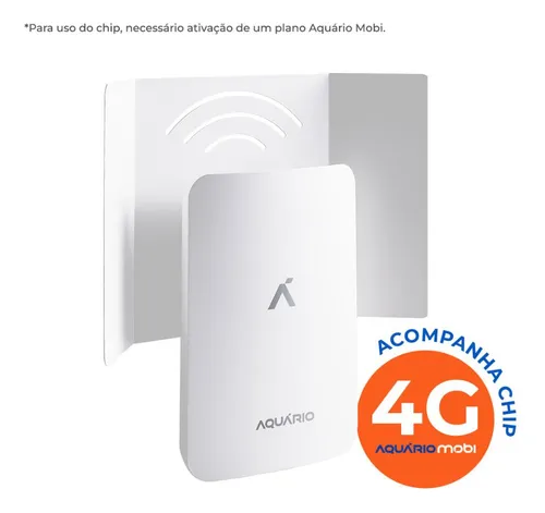 Modem 4g Rural Desbloqueado Aquário Cor Branco - Miniatura 2