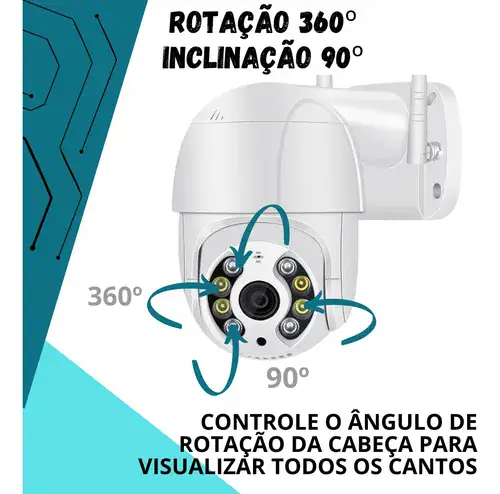 Kit 4 Câmeras Full Hd Nvr 4 Canais Wi-fi Sem Fio Lançamento - Miniatura 4