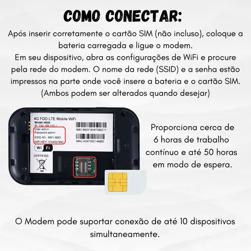 Mini Modem Chip 4g 5g Lte Repetidor Expansor Sinal Rápido Cor Preto - Miniatura 4