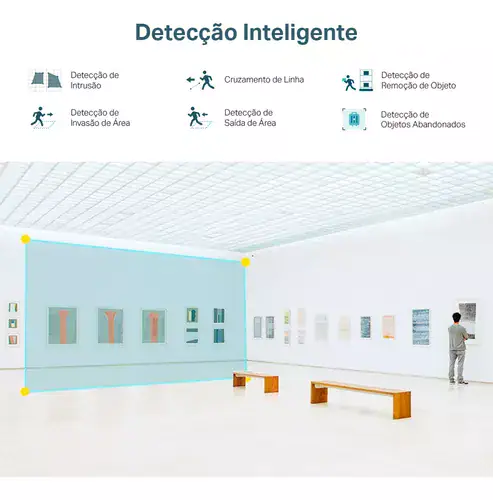 Câmera De Segurança Tp-link Ip 4mp Qhd Vigi C440i 2.8mm Cor Branco - Miniatura 4