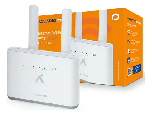 Modem Roteador Móvel Aquário Md4000sx 4g Wi-fi Cor Branco - Miniatura 2
