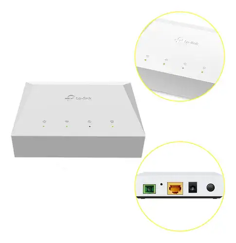Terminal Tp-link Onu Xpon Xz005-g6 Epon + Gpon 1× 2,5 Gbe Cor Branco - Miniatura 6