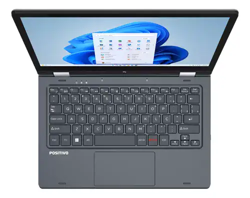 Notebook Positivo Duo 2 em 1 Intel Celeron C4128B-3 4GB 128GB 11,6" IPS HD Windows 11 - Miniatura 4