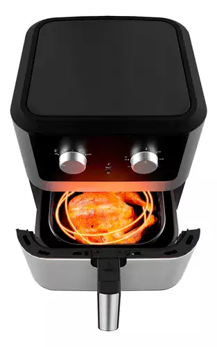 Fritadeira Elétrica Chrome Fry Inox Elgin 8l Airfryer - Miniatura 5