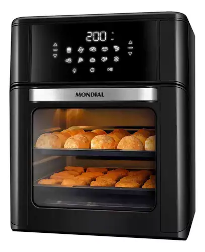 Fritadeira Air Fryer Oven Mondial AFON-12L-FB - Miniatura 7