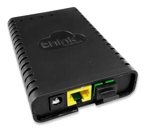 Onu 1 porta Think 1P Dual Gpon Epon PPOE TK-ONU-1P-D cor preta - Miniatura 5