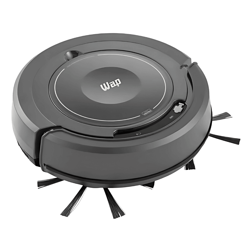 Robô Aspirador de Pó WAP ROBOT W100C – 3 em 1 Varre Aspira e Passa Pano, Sensor Antiqueda e de Impacto, 127/220V