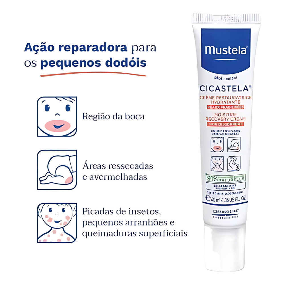 Mustela Cicastela Creme Reparador e Calmante - Miniatura 5